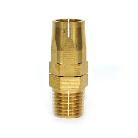 Interstate Pneumatics 1/4 Inch Reusable Non Swivel Hose-end Fitting HRPZ24-01
